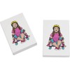 2 x 45mm 'Skater Girl' Erasers/Rubbers (ER00042211)