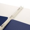 2 Pocket Folder with Prongs, 1 Side Printed, Dark Blue,