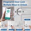BIWIBON Fingerprint Door Lock, 5 in 1 Smart Door Knob