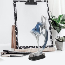 DECHOUS Dancing Girl Statue, Figurines Ornaments Art Decor, Resin Dancer Statue Ornament Decorative Dancing Girl Tabletops Home Decor Figurines for Living Room Ladies Dance Statue