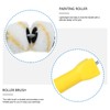 2Pcs Paint Roller Kit 8 Wheels Tube Roller Brush Firefighting