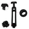 Coufce 2 PCS 7.78" Rubber Flexible Draw Latch Cooler Latches