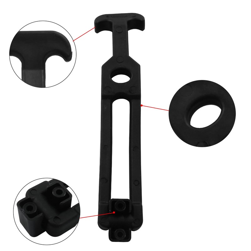 Coufce 2 PCS 7.78" Rubber Flexible Draw Latch Cooler Latches