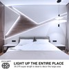 Onforu LED Strip Lights,39.37ft 6000K Dimmable Daylight White Tape Light,12m