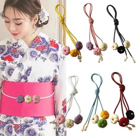 Oujyo Kimono Accessory, Yukata, Camellia, Pearl Included, Obi Decoration, 6 Colors, Kimono Accessories, Japanese Accessories, For Furisodes, Yukata Decoration, Graduation Ceremony, Shichi-Go-San, Pink