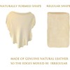 Super Absorbent Chamois Leathers for Cars, Natural Shammy Leather Cloth