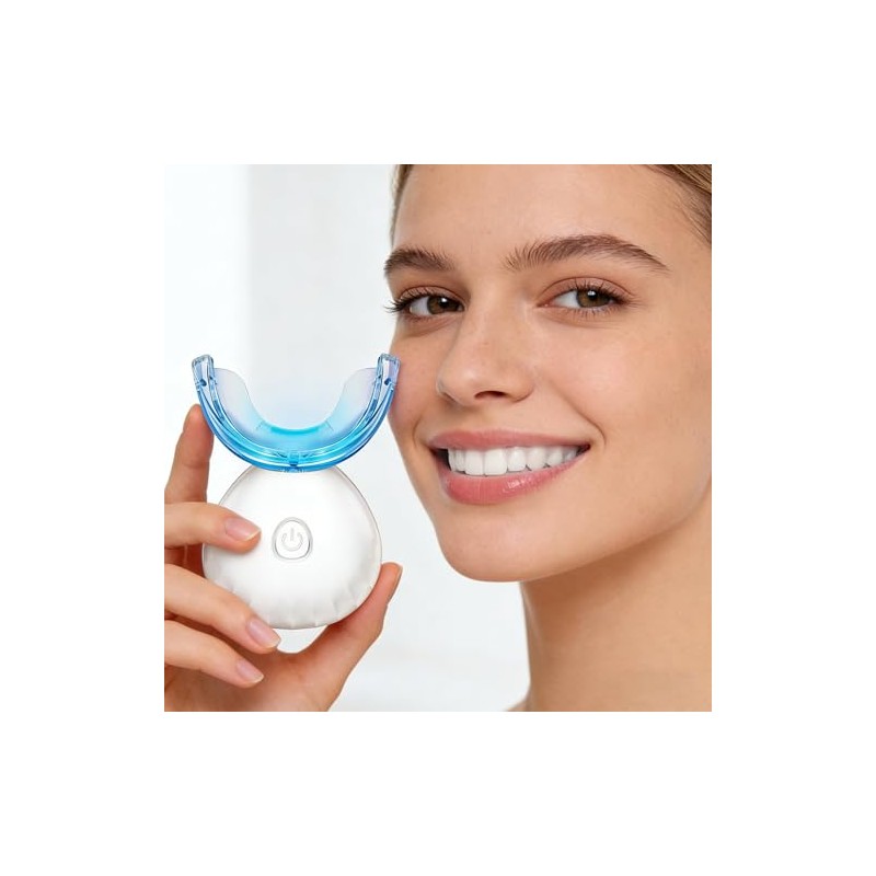 Kit Blanqueamiento Dental Cluye Bolígrafos Blanqueadores Luz Led Tabla Colores