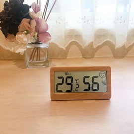 CRECER CR-2300J Wood Grain Digital Thermometer/Hygrometer