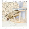 Tocoan Phone Charm Wrist Strap with Tether Tab, Detachable Anti-Theft