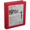 2Fold 3 Ring Binder 1 Inch with Clear Front Pocket