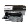 Latex Handschuhe Box mit 100st. Schwarz/Black Gr:M