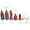 African American Expressions - Nativity Scene Figurine Set, 7 Pieces,