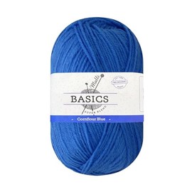 100g Malli Knitting Yarn 8ply Acrylic Crochet Craft Super Soft Fine Threat Ball (Cornflour Blue)