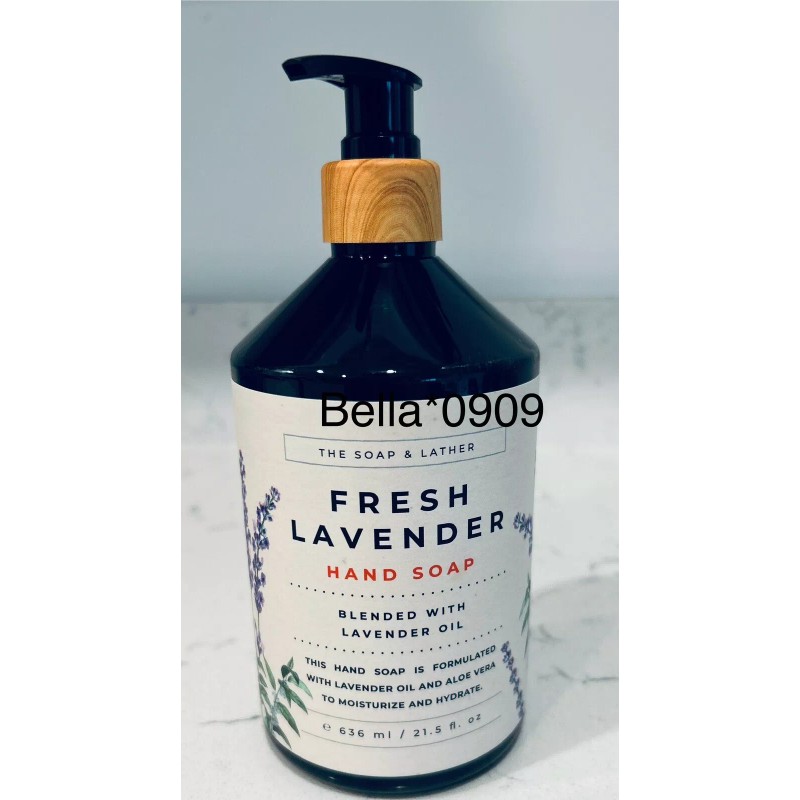 The Soap & Lather FRESH LAVENDER Hand Soap 21.5fl oz/636ML.