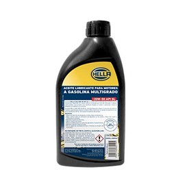HELLA - ACEITE MULTIGRADO MINERAL PARA MOTOR A GASOLINA 20W50 API SL, BOTE DE 946 MILILITROS. NÚMERO DE PARTE : HMOSL-20W50LT 358277101
