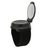 Bicycle Mirror Nylon Wrist Arm Strap Convex Design Black 5cm