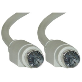 Cable Wholesale 25FT PS/2 Cable, Keyboard / Mouse, PS/2 Male to PS/2 Male 10M2-01125