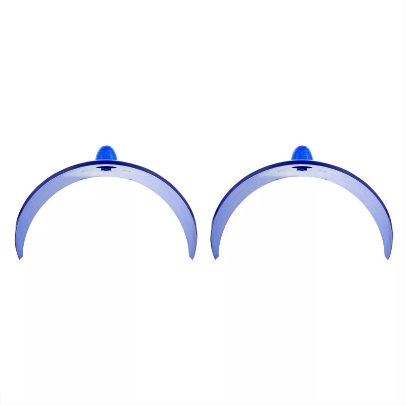 United Pacific C2001B Blue 7" Headlight Visor – Pack of