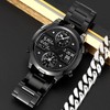 Men Wrist Watch with Alarm Clock Fashionable 30m Waterproof Backlight