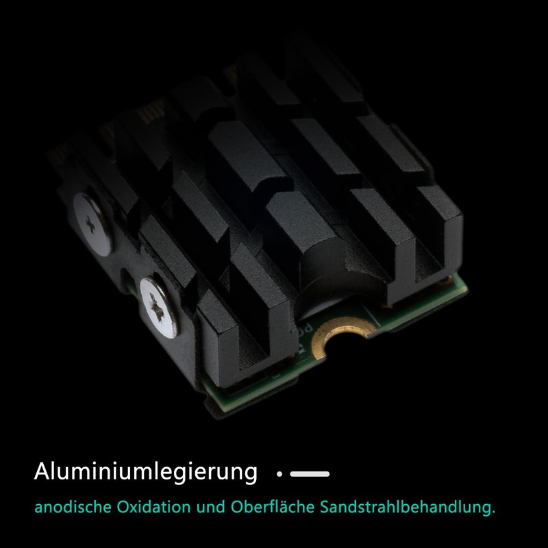 DolDer M.2 2230 SSD Heatsink, Aluminium Heatsink with Thermal Pads