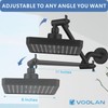 Voolan Rain Shower Head with 11" Extension Arm - High
