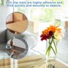 Pack of 50 Transparent Non-Slip Glass Table Tops, 27 x
