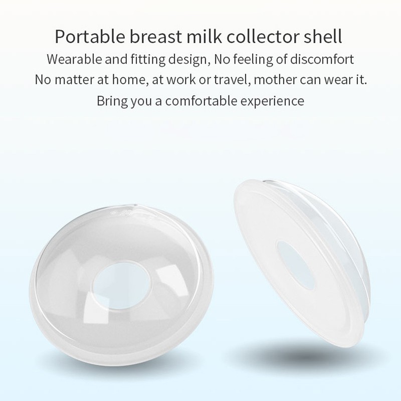 4pcs Silicone Nursing Cups Spill Prevention Prevent Friction Breastmilk Collection