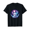Samoyed Dog Under The Spiral Galaxy In Space T-Shirt