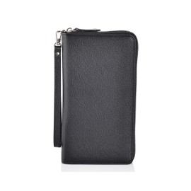 Exos Gear Women’s Large Capacity Clutch Travel Wallet w/Removable Strap (Black)