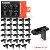 A-Premium 30PCS Nylon Grille Emblem Clip Fasteners Compatible with Mazda