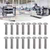 100Pcs Button Head Socket Caps Screws M4 Galvanized Steel for