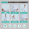 Bandas De Resistencia Ejercicio Glúteos 8pzs Yoga Pilates