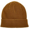 Timberland Men's Ribbed Watch Cap with Logo Plate, Wheat, One