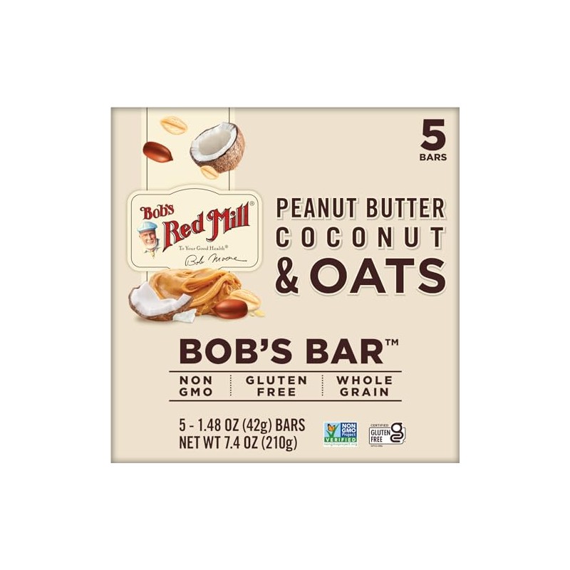 Bob's Red Mill Peanut Butter Coconut & Oats Snack Bar