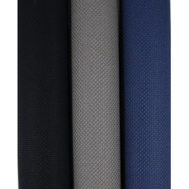 KCS 3 piezas de tela de punto de cruz de 15 x 18 pulgadas (38 x 45 cm) de algodón Aida, 14CT, azul marino+gris oscuro+negro