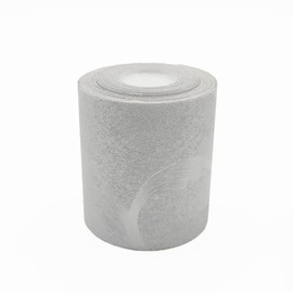 Wall Sticker Paper Wallpaper Wallpaper Waterproof PVC Skirting Board Kitchen Bathroom Wall Decor Decoupage Notice Board Border Silver Vine 5cm x 500cm