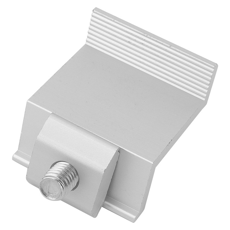 JIEHIN Pack of 14 Solar Panel Brackets, Solar End Clamp,