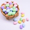100PCS Colorful Foam Eggs Easter Egg Ornaments Crafts Birds Eggs