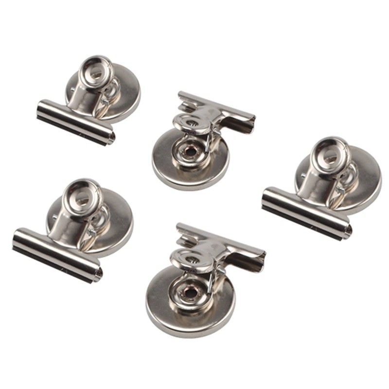 Homezone 5pc Strong Fridge Magnets Crocodile Clips, Perfect Strong Magnet