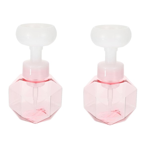 FUNOMOCYA 2pcs Foaming Bubble Maker Bottles Petg Facial Cleansing Tool