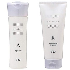 Number Three No. 3 Muliam Crystal Medicated Scalp Shampoo A, 8.5 fl oz (250 ml) + Medicated Scalp Treatment R, 7.1 oz (200 g) Set