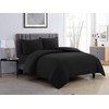 ZENVY Duvet Cover and Fitted Sheet 4pc Set - Includes