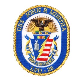 USS John P Murtha LPD-26 Patch – Sew On