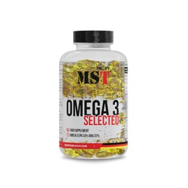 MST Omega 3 Selected - Softgels - High Dose Fish Oil 1000 mg with EPA and DHA from Wild Caught Fish without Additives for Daily Use Made in Germany (240 Capsules)