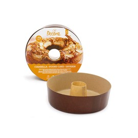 Decora 0320175 Donut Mould, Baking Paper, Brown, 3 Unit