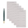 5Pcs Double Sided Microblading Practice Skin Soft Silicone Eyebrow Tattoos