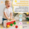 Zuxbolf Montessori Toy from 1 Year Wooden Marble Run with