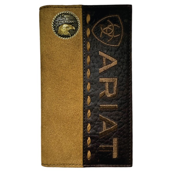 Custom Proud American ARIAT RoughRider Leather and Suede Long Rodeo