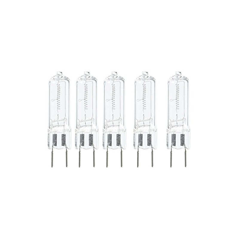 5-Lamps G8 120V 75W T4 75 Watt JCD Light Bulbs