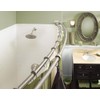 Moen Brushed Nickel Adjustable 57 to 60-inch Stainless Steel Double